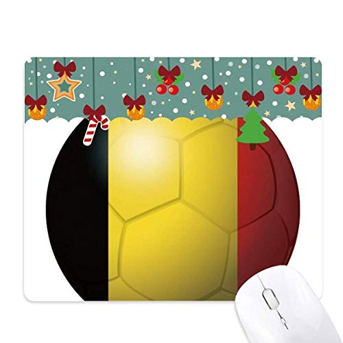 Tapis de souris Belgique en caoutchouc pour fan de football