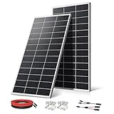 LVYUAN【正規品】 400W 太陽光パネル PERC 高性能 25年使える耐久性！【2025新規仕様】【IEC基準・TUV規格品（ドイツ技術検査認証）】 単結晶 ソーラーパネル 次世代型 200W×2枚組 発電キット: 200Wソーラーパネル2個 + 10mケーブル（5m 赤・5m 黒）+ パネル取付 Z ブラケット 2セット+ Y 型コネクター 省エネルギー 船舶 屋根