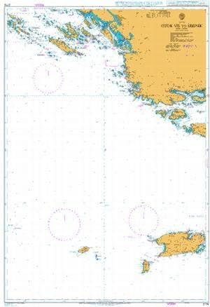 UKHO BA Chart 2774: Otok Vis to Sibenik