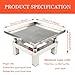 Mini Concrete Vibration Table 13.78 X 13.78 inches Small Vibrating Test Bench Stainless Steel 110V Compactor Platform for Laboratory Warehouse Workshop
