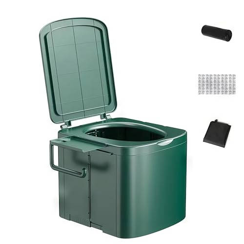 【防災用簡易トイレ 折りたたみ式】非常用トイレ 携帯トイレ 凝固剤対応 ポータブル便器 トイレ本体のみ 子供対応 防臭 消臭 コンパクト収納 スリム設計 スマホ置き台付き トイレットペーパー掛け 収納ボックス 車中泊 アウトドア キャンプ 渋滞 災害時 緊
