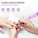 Imagen de XunmotorYao Torno para Uñas Profesional 12 in 120000 RPM Lima Eléctrica Uñas Seguro LCD Kit de Manicura y Pedicura Eléctrico Profesional Nail Drill Recargable USB para Uñas de Gel