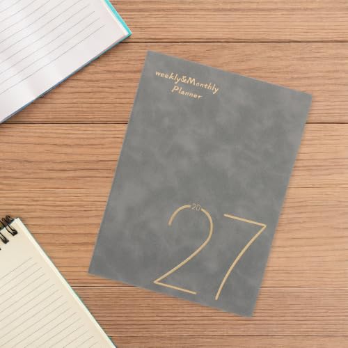 TINEASUR Agenda Suivi en pour Planification 2027 Professionnels A5 Étudiants Hebdomadaire Flexible des Objectifs Papier Moderne Minimaliste pour Usage Scolaire et Bureau – vue 7
