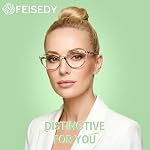 FEISEDY 2 Pack Butterfly Frame Blue Light Reading Glasses, Stylish Green and Pink for Women, Suitable for Computer TV B0373