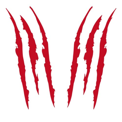 HIARAN Decalcomania Auto,Compatibile con DS DS3 DS4 DS5 DS5LS DS6 DS7 DS9, Adesivo,1-Red