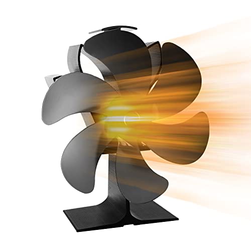 Ventilatore Per Stufe a Legna, Ventilatore Termodinamico a 6 Pale Per Stufe a Legna, Ventilatore Termodinamico Per Caminetti a Legna/Gas/Log