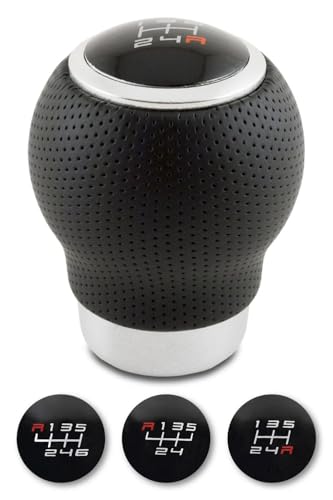 PLANET LINE POMMEAU Cuir Noir Rond Bague Marche AR + 3 PASTILLES DE Vitesses