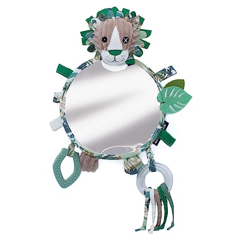 Miroir d'activités berceau Jélékros le Lion pour apaiser les pleurs de bébé