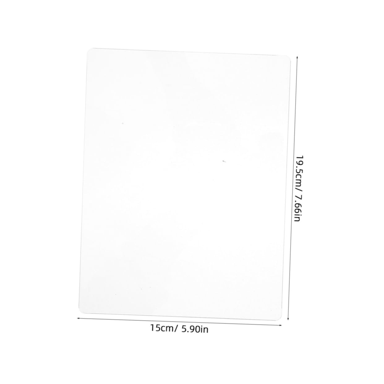 COHEALI DIY Embossing Pad Craft Pad for Die Cutting Machine Cutting Mat Pressure Plate Multifunctional Embossing Acrylic Plate for Paper Crafting