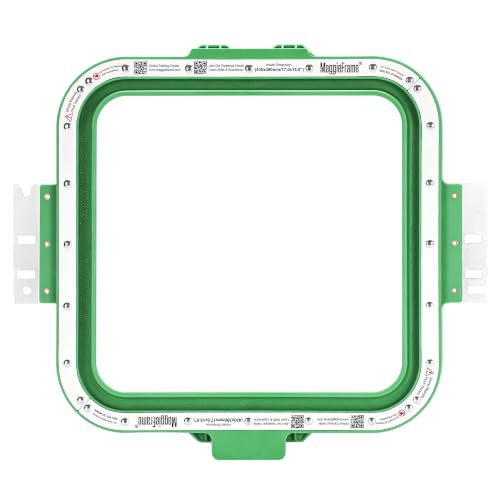 Evita marcas en la tela con el aro magnético de 215 x 230 mm MaggieFrame EOV 7