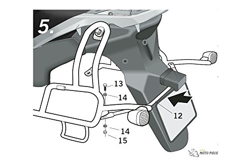 SHAD S0VS64SF Suzuki V-Strom 650-04 Noir pour vos voyages moto