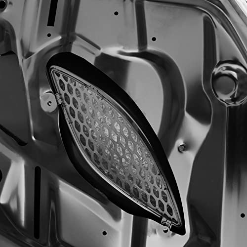 FREEMOTOR802 Front Hood Panel Compatible with 2015-2023 Dodge Charger | SRT Hellcat Style Black Aluminum Engine Cover Replacement Body Part