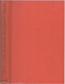 Hardcover Speaker's Handbook for Occasional Talk Book