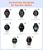 MoKo Metal Watch Band Compatible with Garmin Venu 4 41mm/3S/2S; Vivoactive 4S; Forerunner 265S/255S, 18mm Stainless Steel Mesh Replacement Strap Quick Release Wristband for Men Women, Champagne Gold