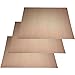 3X Dauerbackfolie Dauerbackpapier Teflon Backpapier Backblechgröße 33x40cm ohne Fett &Öl zuschneidbar Spülmaschinenfest
