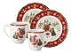 Hutschenreuther Happy Wintertime Red Weihnachtsgeschirr Set 4-teilig