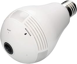 Lâmpada Espiã Câmera íPega Segurança Led 360 Panorâmica Wifi