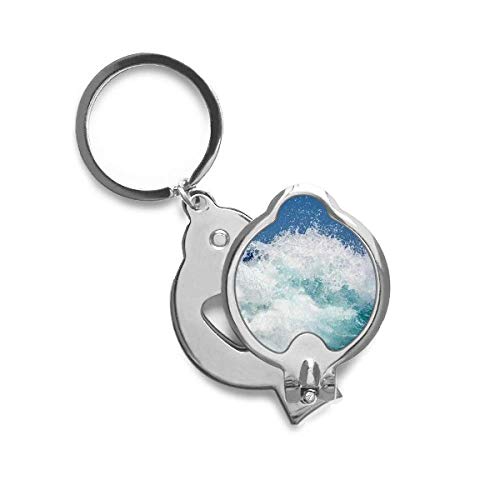 Coupe-ongles motif vague DIYthinker en acier avec image de l'océan