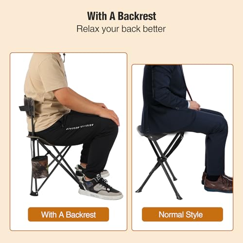 Image of REDCAMP 2 Pack Tripod Hunting Chairs for Blinds