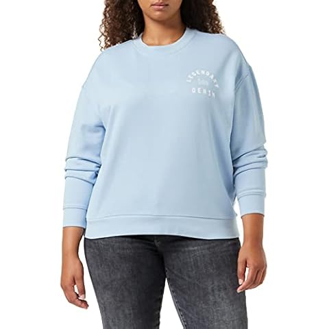 Lee Women's Legendary Denim Sweatshirt in Blue Sky Cover