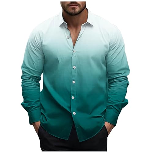 Chemise à manches longues homme légère finie la chaleur avec ce haut dégradé respirant