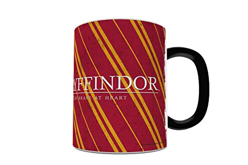 Morphing Mugs Harry Potter – Gryffindor - Hogwarts House Crest - One 11 Oz Color Changing Heat Sensitive Ceramic Mug – Image Revealed When Hot Liquid Is Added! #TOP6
