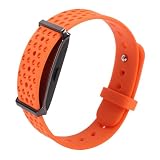 Dpofirs Pulsera Inteligente, Banda de Rastreador de Fitness de Actividad Portátil, Recordatorio de Llamadas, Despertador, Control de Cámara, Pulsera Impermeable, para Correr (Orange)
