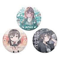 Amazon.co.jp: ロシデレ 缶バッジ 周防有希 グッズ ブローチ 3