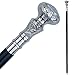 SouvNear 37.4 Sticks in Natural Wood with a Brass Handle-Elegant Walking Cane