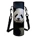 NYLY Wzór panda torba na butelkę z wodą zestaw uchwytów rowerowych uchwyt termos pokrowiec z paskiem na ramię