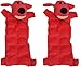 (2 Pack) MultiPet Loofa Squeaker Mat 12" Assorted Colors