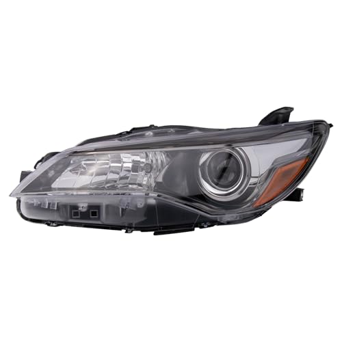 Image of TRQ Driver Side Headlight Assembly Halogen Compatible with 2015-2017 Toyota Camry TO2502224
