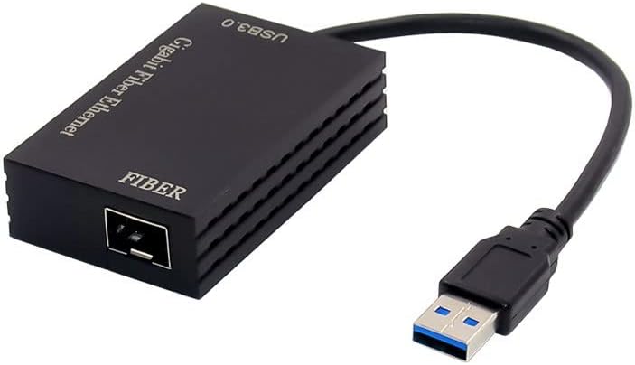 USB 3.0 to SFP Gigabit Fiber Ethernet Adapter
