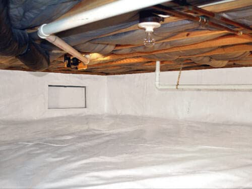 1200 Sqft 4x300 Reinforced Vapor Barrier Encapsulation Pier