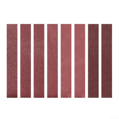 Image of 50 Pack Sanding Belts 13x457mm, Aluminium Oxide Abrasive Strips for Belt Sander, 40-600 Grit Assorted Polishing Bands for Wood Metal Plastic Finishing(150#)