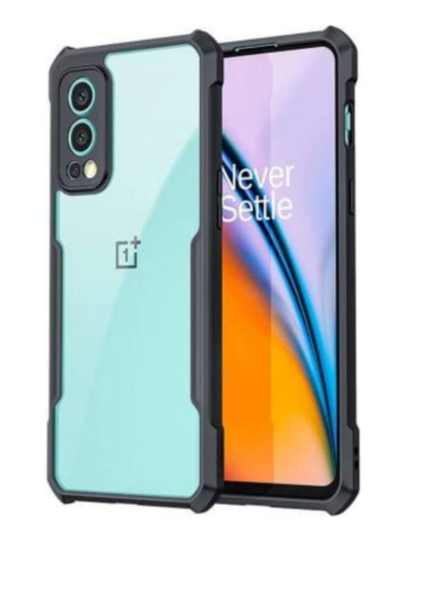 AA19 Back Cover Case for OnePlus Nord 2 5G / OnePlus Nord 2 5G (Crystal Clear | Shockproof | Hybrid TPU & PC | Transparent Back | Black Bumper) (B07GWWTV9Z) Amazon Price History, Amazon Price Tracker