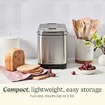 Cuisinart Bread Maker Machine, Stainless Steel, 12 Programs, Up to 2 lbs - Image 2