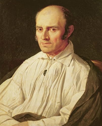 Affiche toile Portrait de Desmarets par Ingres décor mural 60x90cm