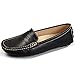 Artisure Women's Classic Handsewn Black Genuine Leather Penny Loafers Driving Moccasins Casual Boat Shoes Slip On Fashion Office Comfort Flats 8.5 M US SKS-1221HEI85-2
