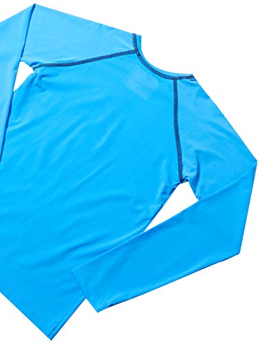 Camiseta Infantil Micr Uv M.Longa C/Contra., Mash, Menino, Azul Royal, M
