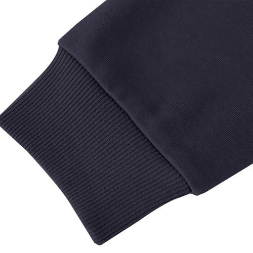 Pull basique homme zippé en cachemire et polyester noir taille XXL - 5