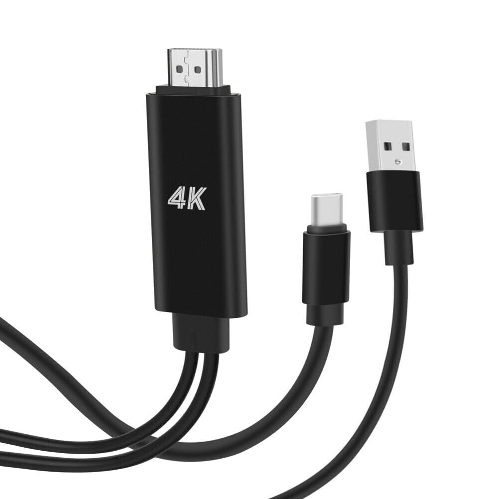 USB-C to 4K HDMI Adapter for Compatible with Samsung Galaxy Tab S7/S8/S9 11