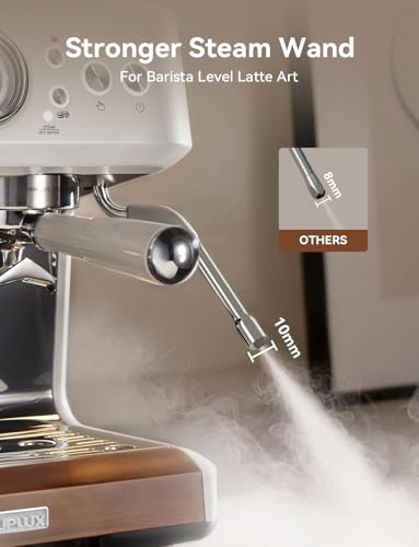 Image of COUPLUX 50s Fast Heat Espresso Machine with Grinder 58mm, 15 Bar