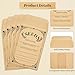 50-Pack Seed Packets Envelopes with Clear Window, 4.72 x 3.15 Inch Small Kraft Paper Seed Bags, Bulk Seed Storage Organizer with Preprinted Collecting Template for Garden Flower Vegetable Seeds Saving