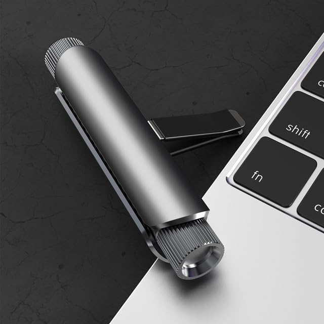 Car interior - Licheers Luxury Car Air Vent Perfume Aluminum Alloy Design Car Air Freshener Perfumes With 4 Solid Essential Oil Car Holder (Black)