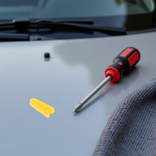 Almohadillas protectoras autoadhesivas para pestillo de SUV, silicona amarilla 4