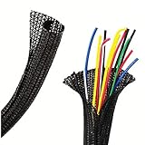 Gaine de cable informatique : l'accessoire parfait pour maintenir les fils et les câbles de votre ordinateur en ordre et hors de vue. Conçue pour être facile à installer et à utiliser