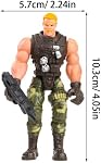 Toy Soldiers Army Men Army Toys Action Figures Playset for Boys Girls Child Children Unit Forces Combat Plaything,6pack