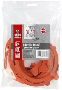 Weck Gummiringe 76135 Orange 30er Beutel