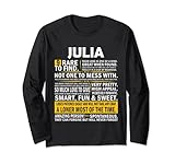 JULIA shirt name team gift